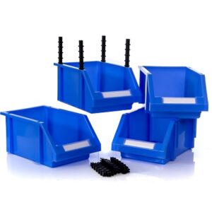 Warehouse Stackable Plastic Basket ZA-A
