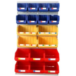 Warehouse Stackable Plastic Basket ZC-B Colorful