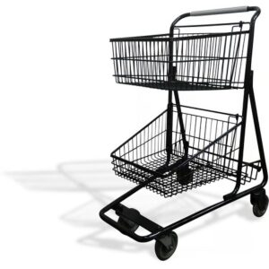 Double layer shopping trolley YD-HK